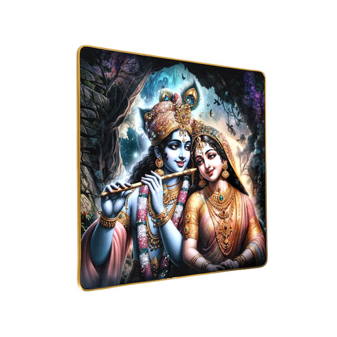 Natriel Radha-Krishna Resin Wall Painting