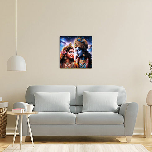 Natriel Radha-Krishna Resin Wall Painting