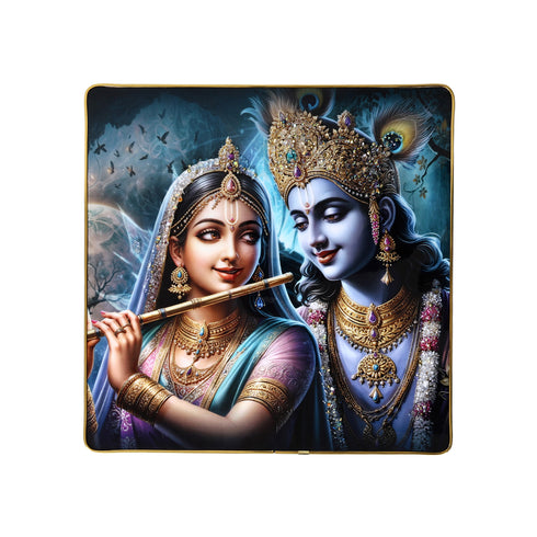Natriel Radha-Krishna Resin Wall Painting