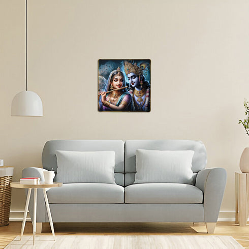 Natriel Radha-Krishna Resin Wall Painting