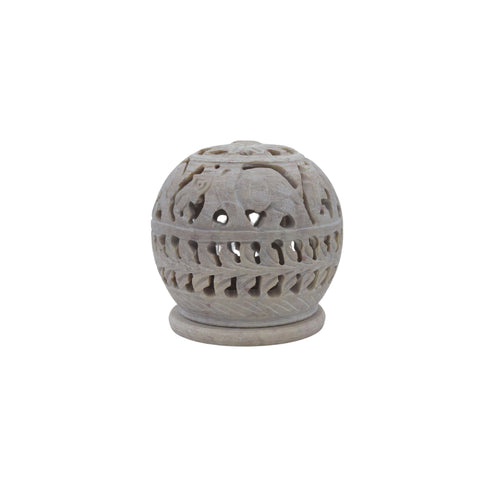 Natriel Soapstone T-light Candle Holder