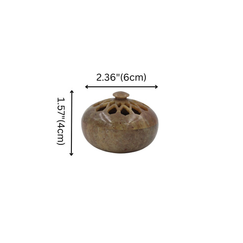 Natriel Soapstone T-light Candle Holderr