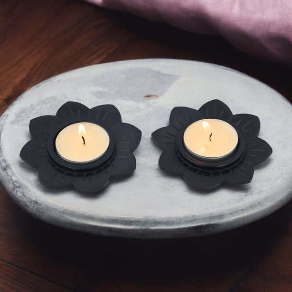 Natriel Soapstone T-light Candles Holder