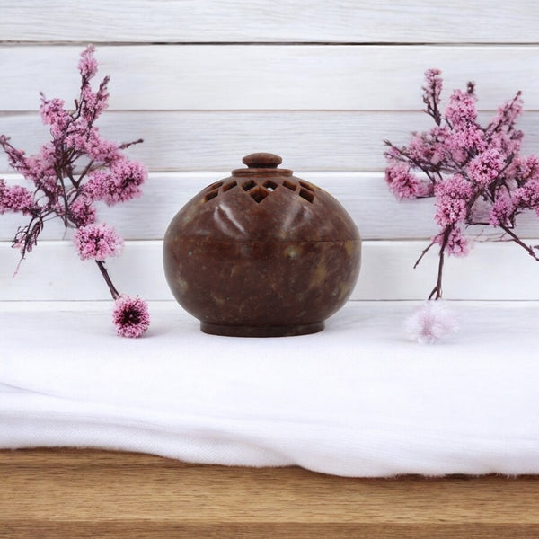 Natriel Soapstone T-light Candles Holder