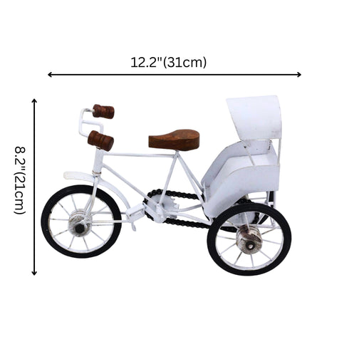 Natriel Vintage Cycle Rickshaw Showpiece