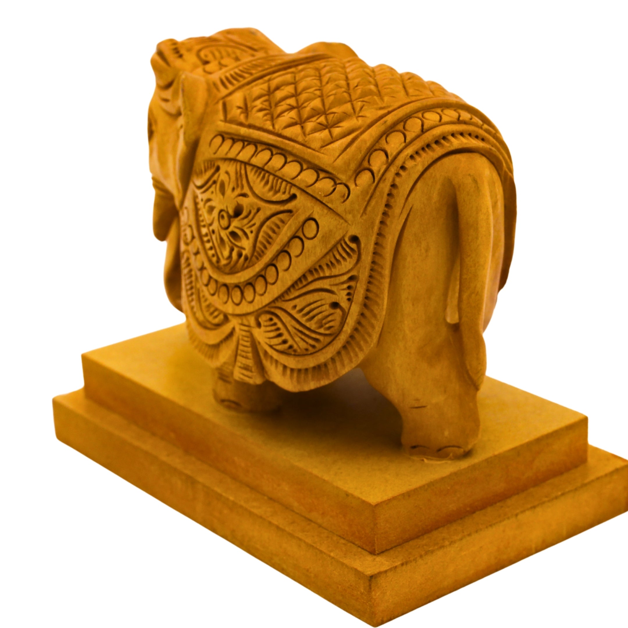 Natriel Wooden Elephant Statue20