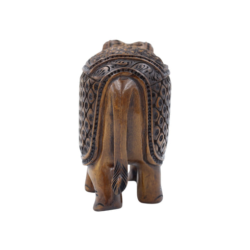 Natriel Wooden Elephant Statue