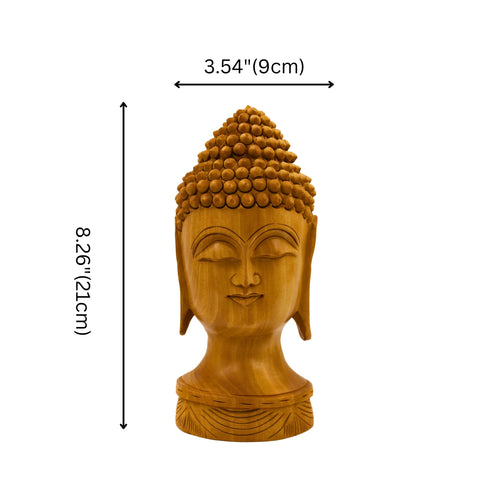 Natriel Wooden Idol of Lord Buddha