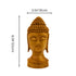 Natriel Wooden Idol of Lord Buddha
