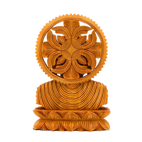 Natriel Wooden Idol of Lord Buddha