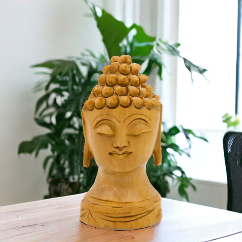 Natriel Wooden Idol of Lord Buddha