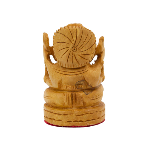 Natriel Wooden Idol of Lord Ganesha