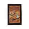 Wooden Mysore Inlay Painting of Graceful Peacocks on a Tree