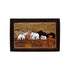 Wooden Mysore Inlay Painting of Group of Elephants