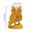 Natriel Wooden Owl Statue