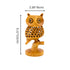 Natriel Wooden Owl Statue