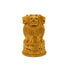 Wooden Ashoka Pillar pen stand, handcrafted Indian heritage workspace accessory