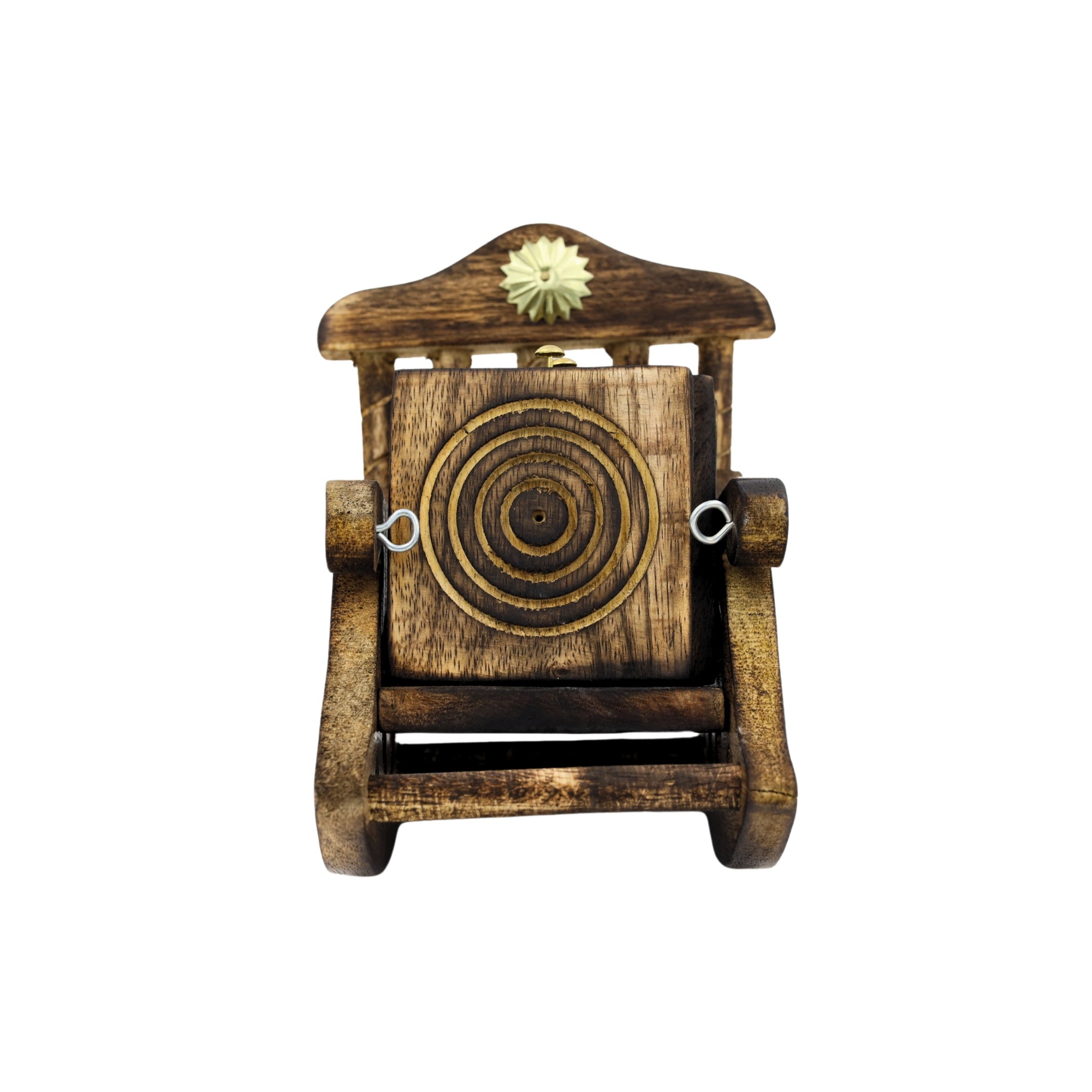 Natriel Wooden Rocking Chair Coasters