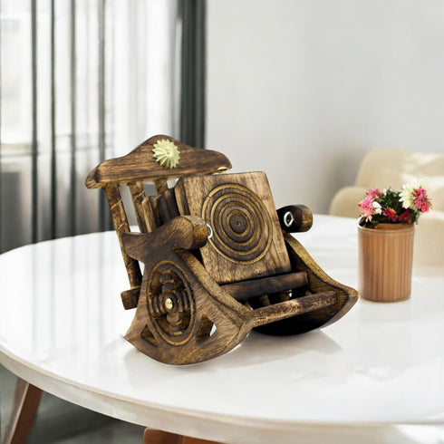 Natriel Wooden Rocking Chair Coasters