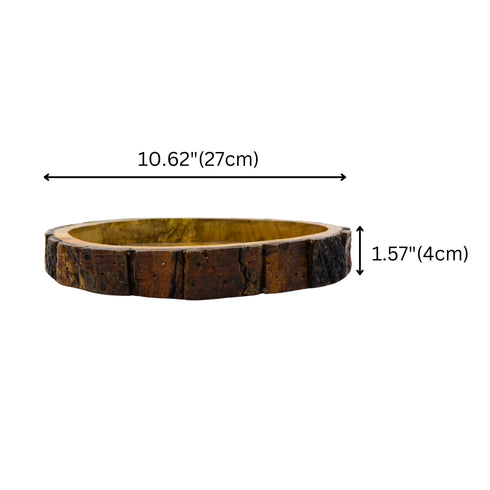 Natriel Wooden Round Tray