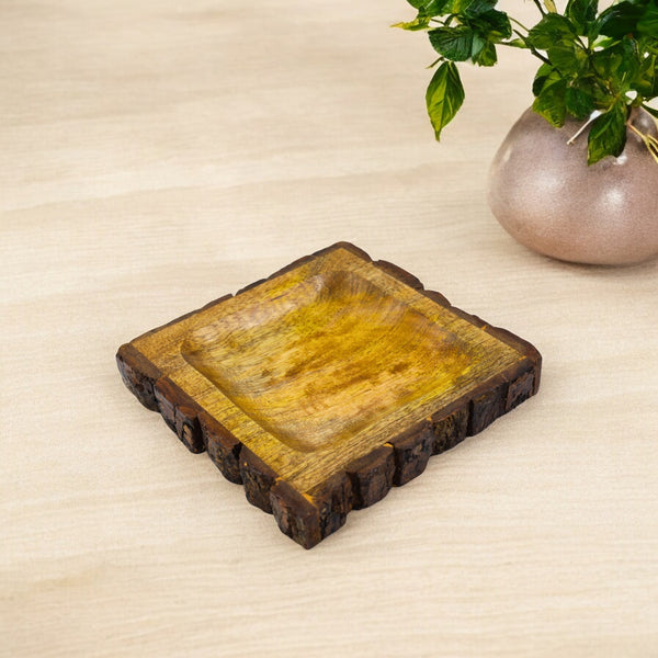 Natriel Wooden  Squre Tray