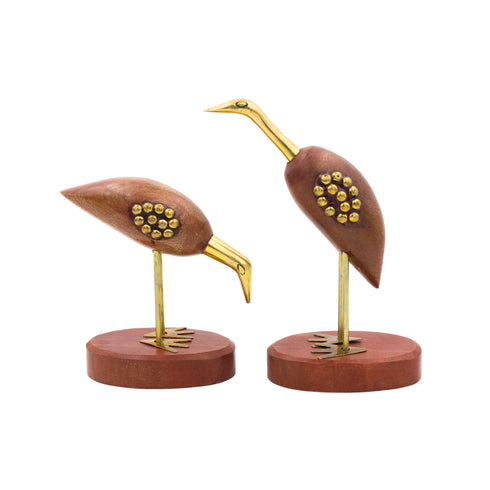 Natriel Wooden Swan Set