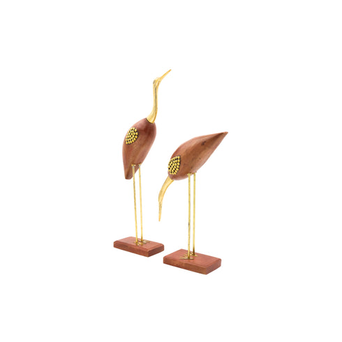 Natriel Wooden Swan Set