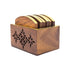 Natriel Wooden Tea Coasters Set