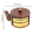 Natriel Wooden Tea Coasters Set