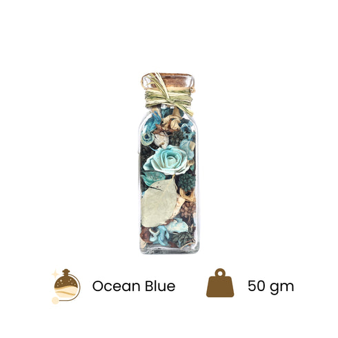 Ocean Blue Fragrance Potpourri Jar for Home Décor