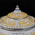 Ornamental Enamel Peach Dry Fruit Serving Bowl