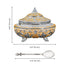 Ornamental Enamel Peach Dry Fruit Serving Bowl
