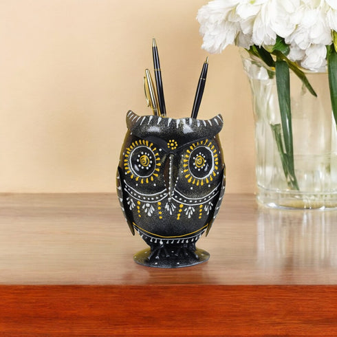Owl Design Pen Stand