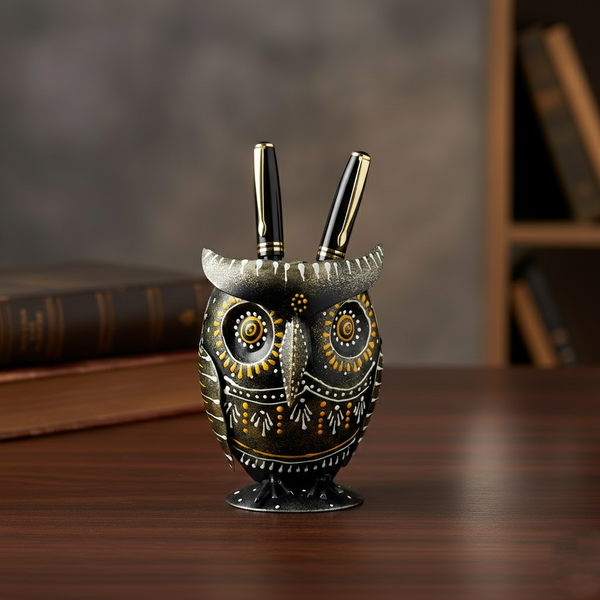 Owl Design Pen Stand