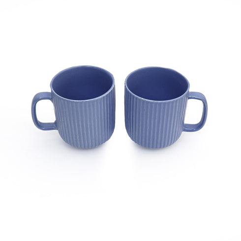 Pastel Blue Ceramic cup set (Set of 2)