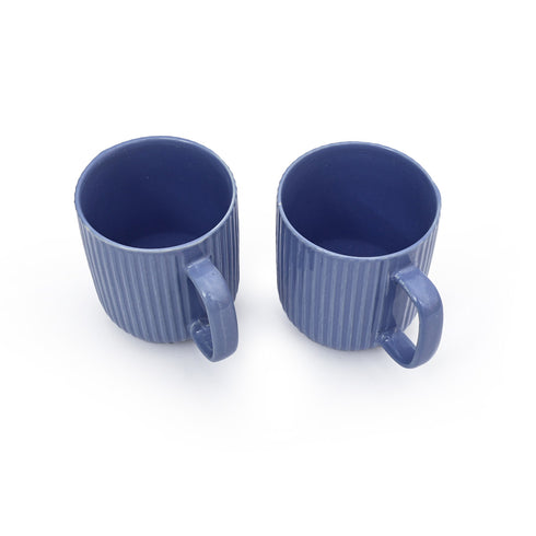 Pastel Blue Ceramic cup set (Set of 2)