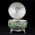 Pastel Green Peacock Serveware Bowl with Spoon/Sugar Pot