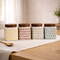 Pearl Drop Air-Tight Ceramic Jar (Set of 4) - Kitchen Decor Accent