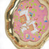 Pichwai Inspired Cow Motif Brass Plate