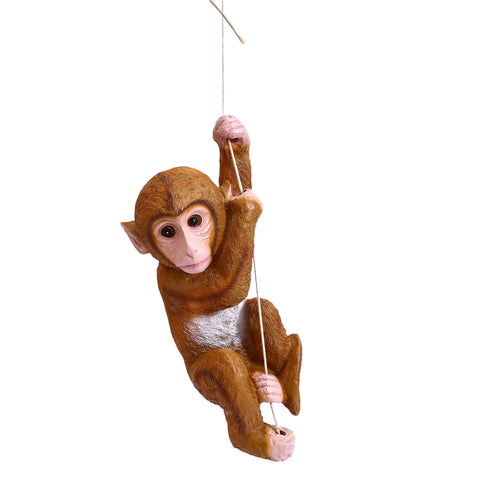 Polyresin Hanging Monkey