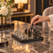 Premium Brass Chess Set in Leather Briefcase