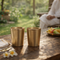 Pure Kansa Water Glass (Set of 2) – Traditional Kitchen Utensil