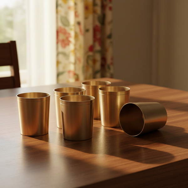 Pure Kansa Water Glass – Traditional Kitchen Utensil