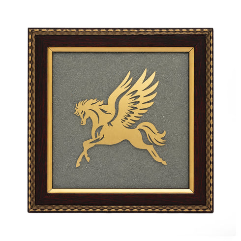Pyrite Flying Horse Frame for Progress in Career