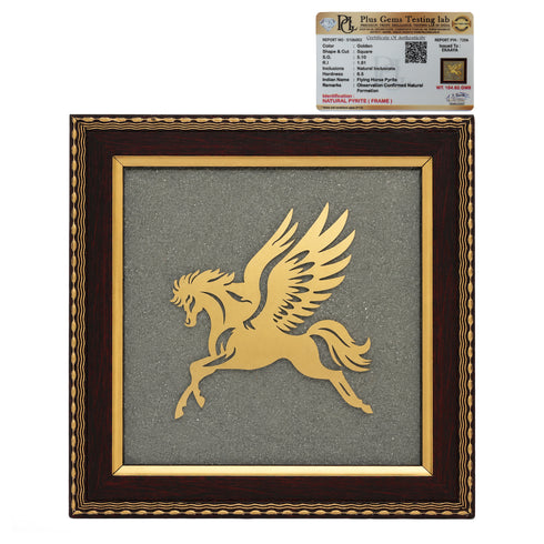 Pyrite Flying Horse Frame for Progress in Career