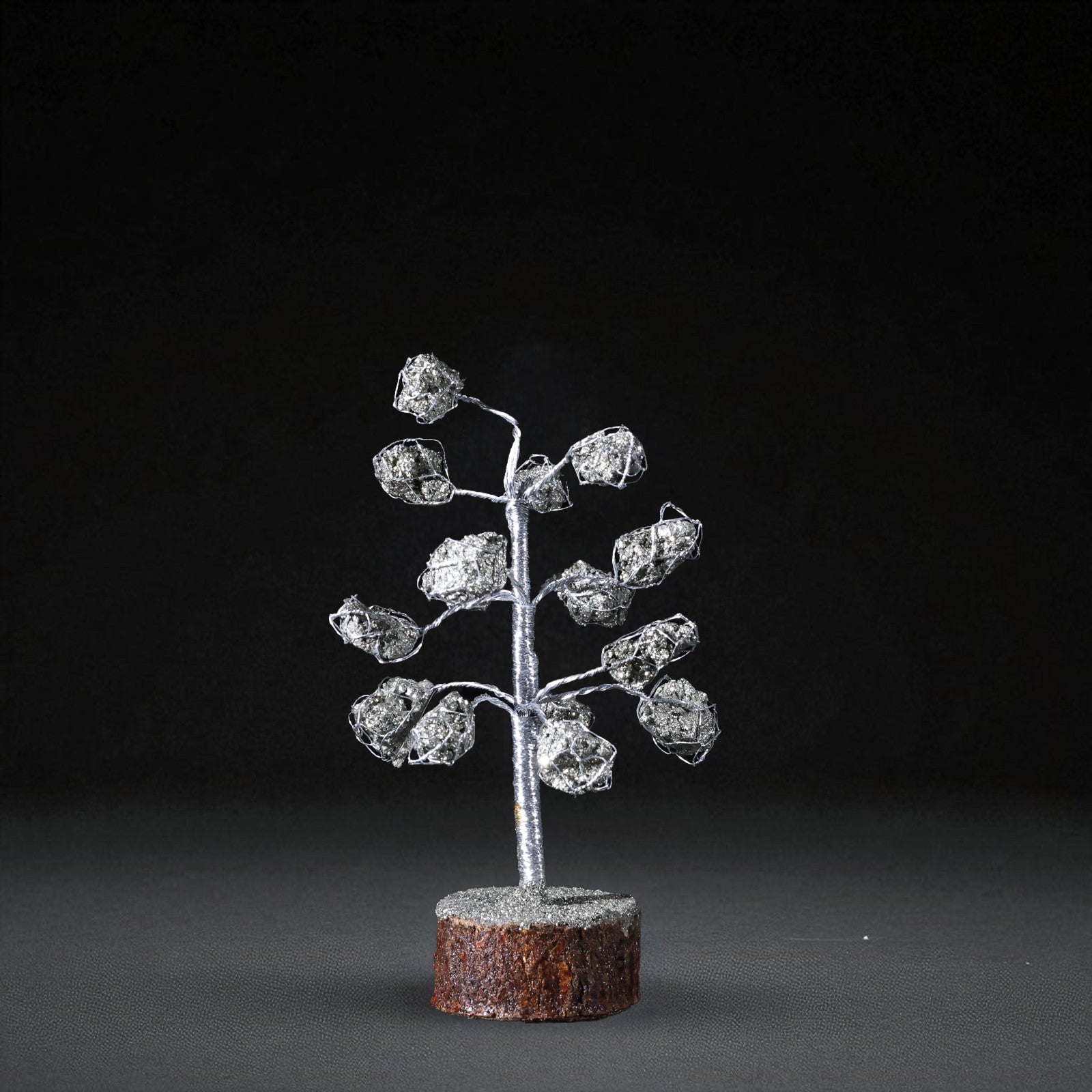 Pyrite Handcrafted Gemstone Wish Tree