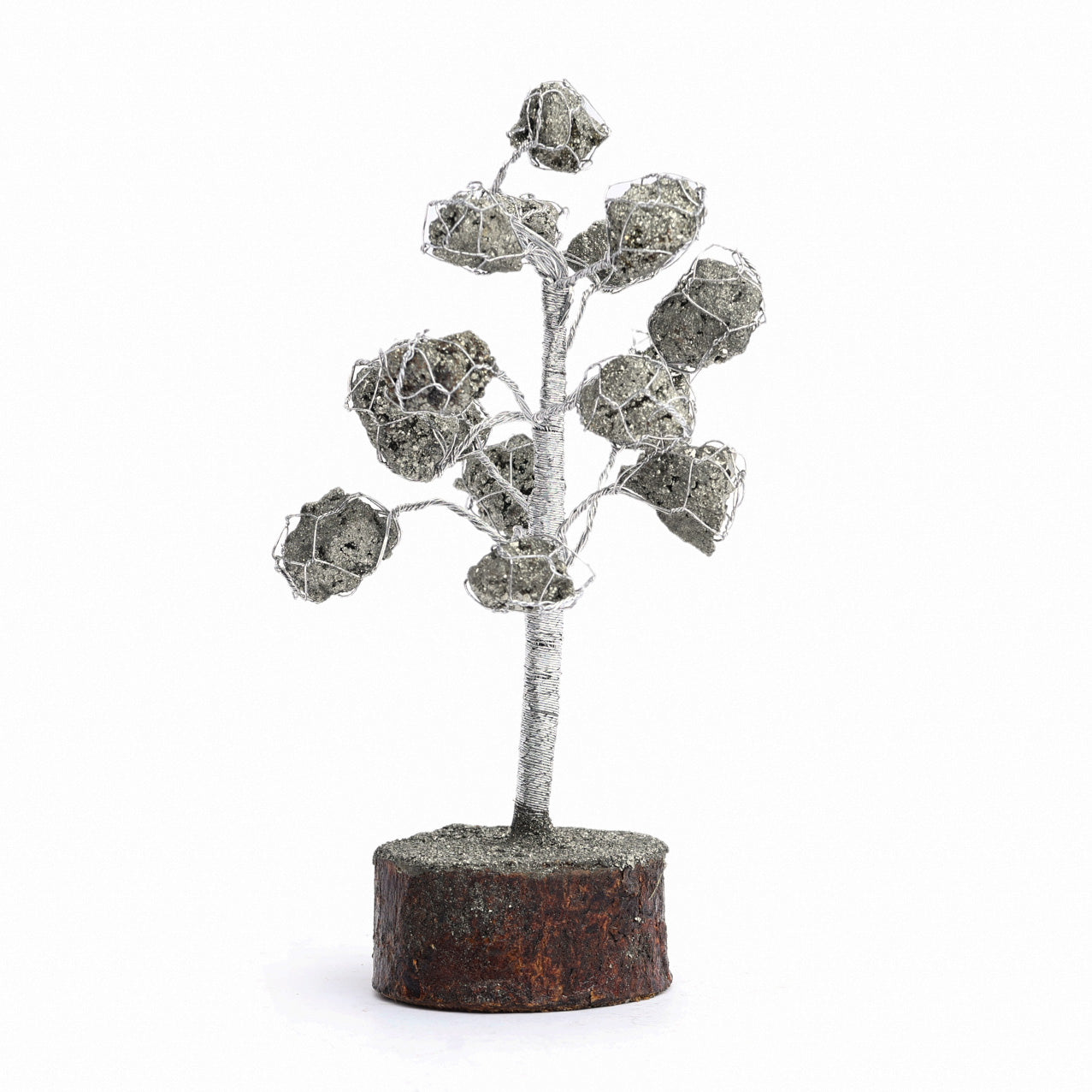 Pyrite Handcrafted Gemstone Wish Tree
