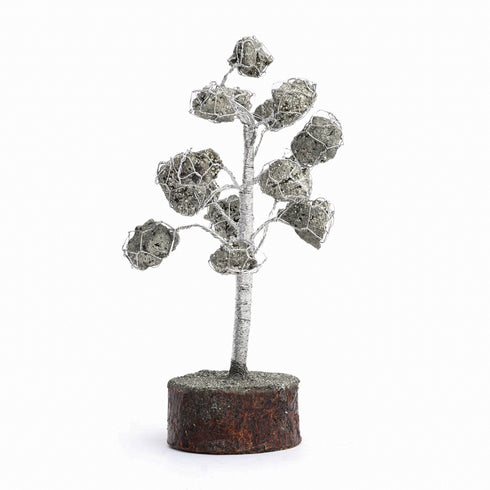 Pyrite Handcrafted Gemstone Wish Tree