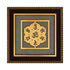 Pyrite Om Yantra and Beej Mantra Frame