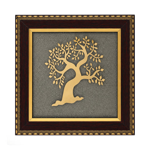 Pyrite Tree of Life Frame for growth